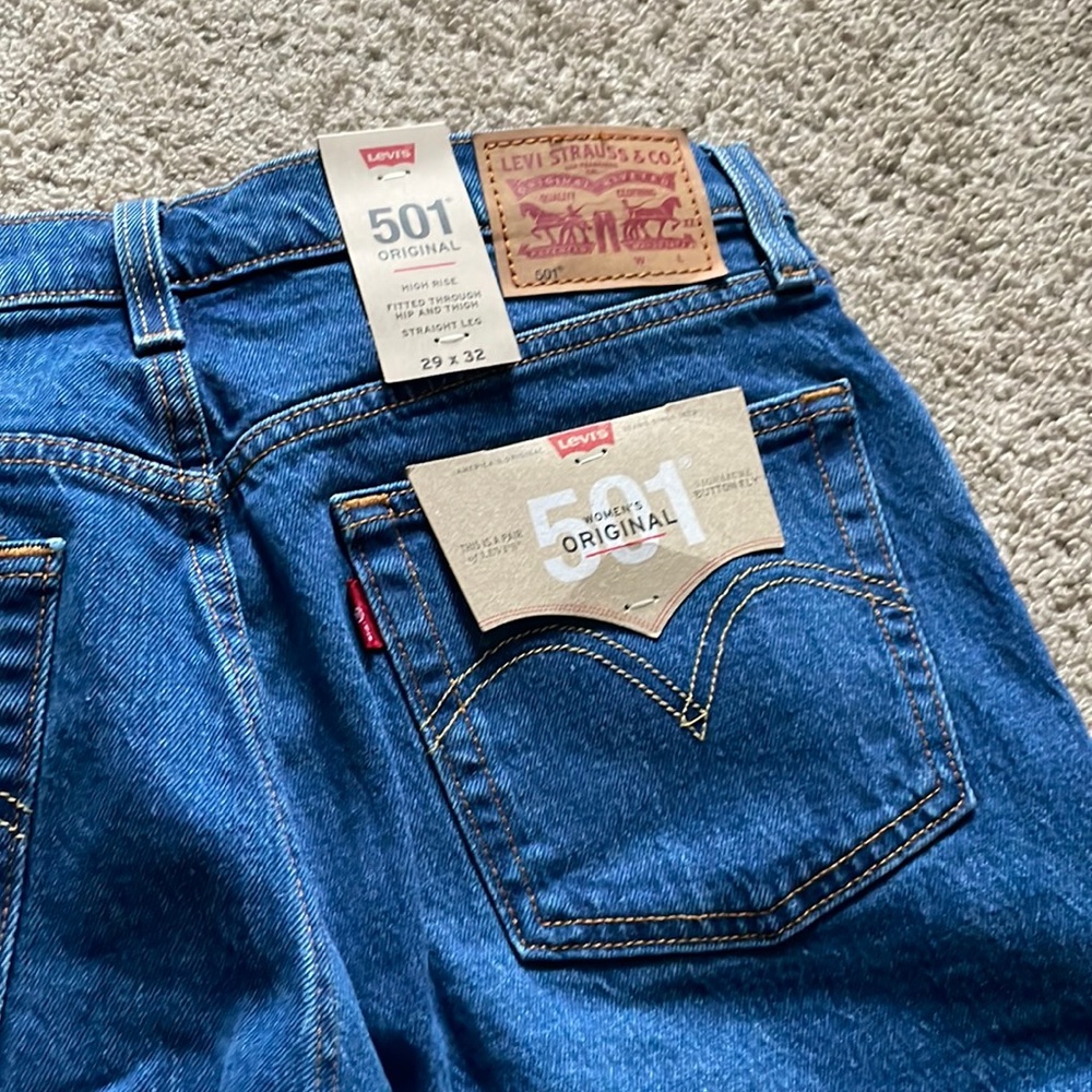levis 501 high rise straight jeans long
